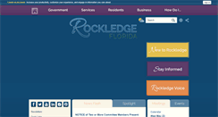 Desktop Screenshot of cityofrockledge.org